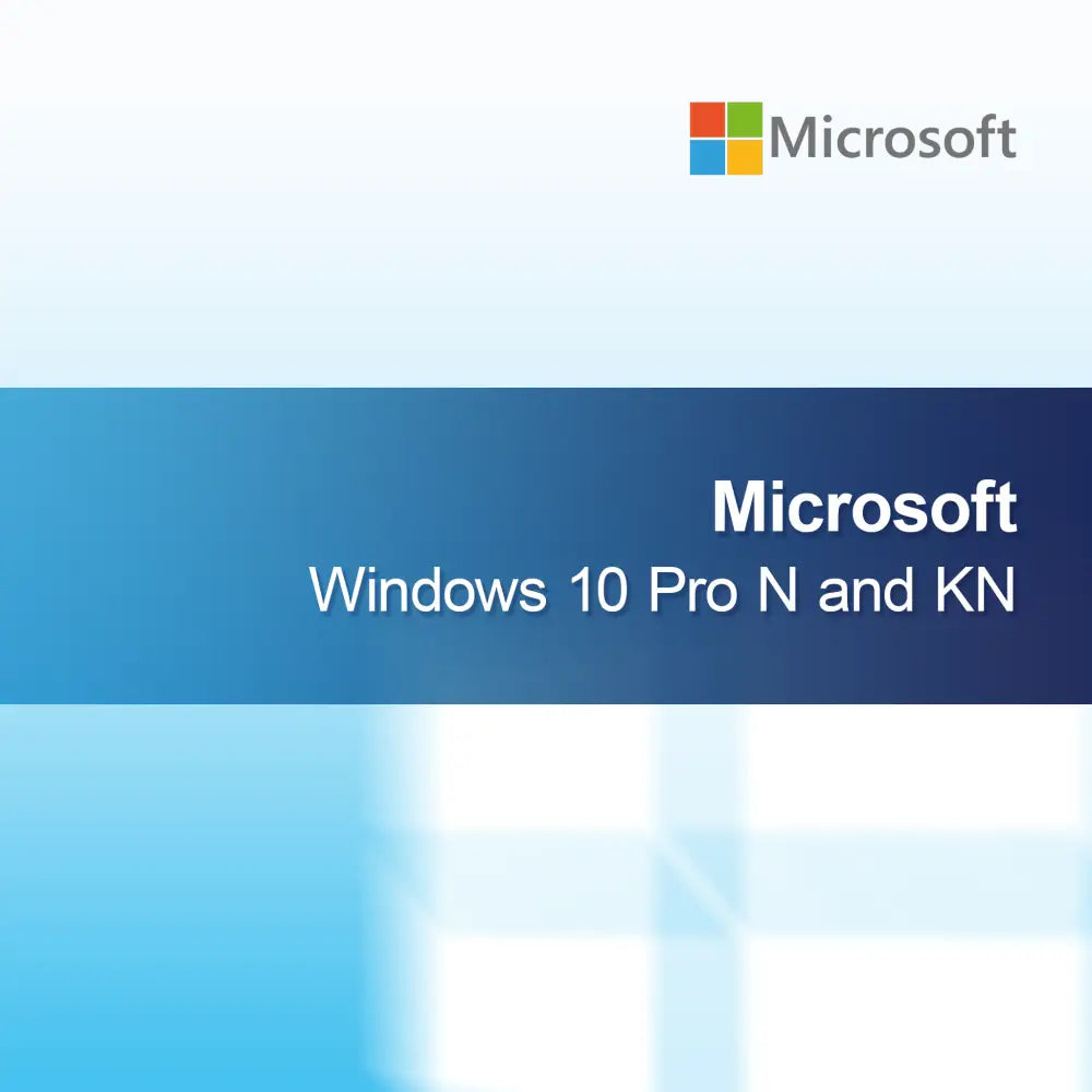 Microsoft Windows 10 Pro N and KN